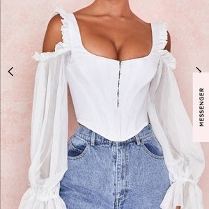 Classy White Blouse!